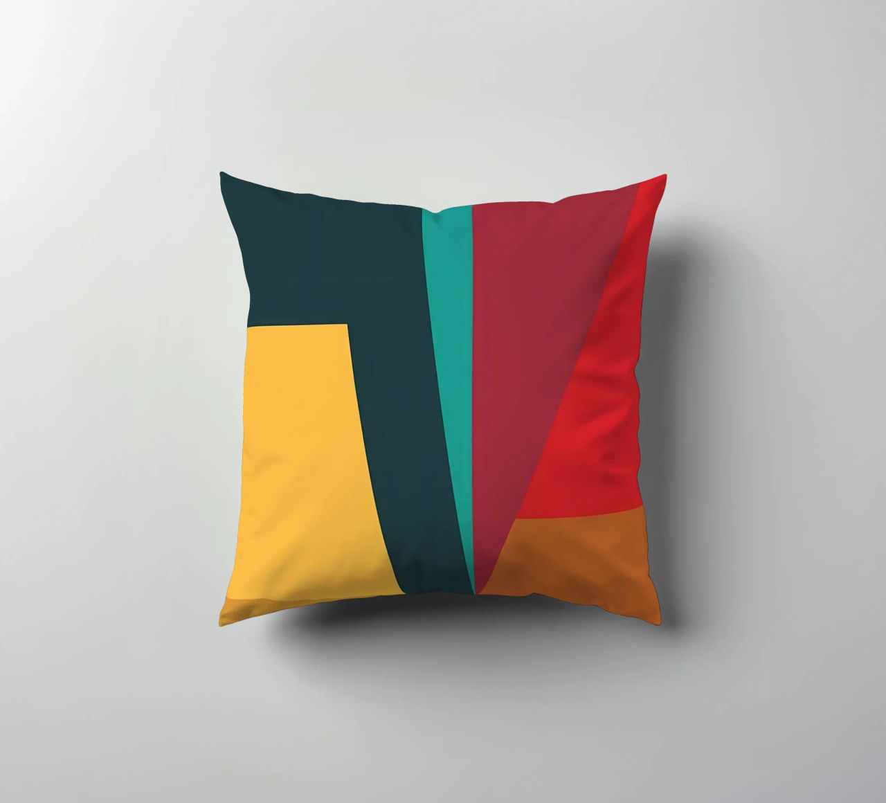 colore di tendenza astratto cuscino da Yeadon