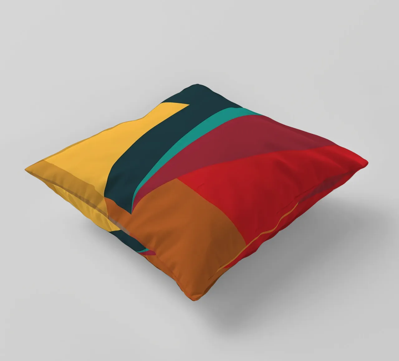 colore di tendenza astratto cuscino da Yeadon