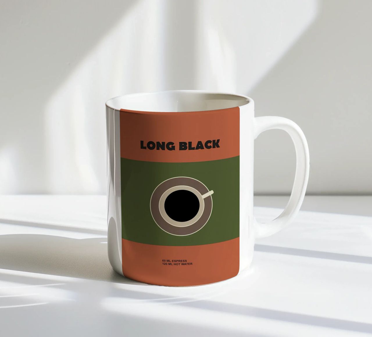 caffè nero tazza in ceramica da Book