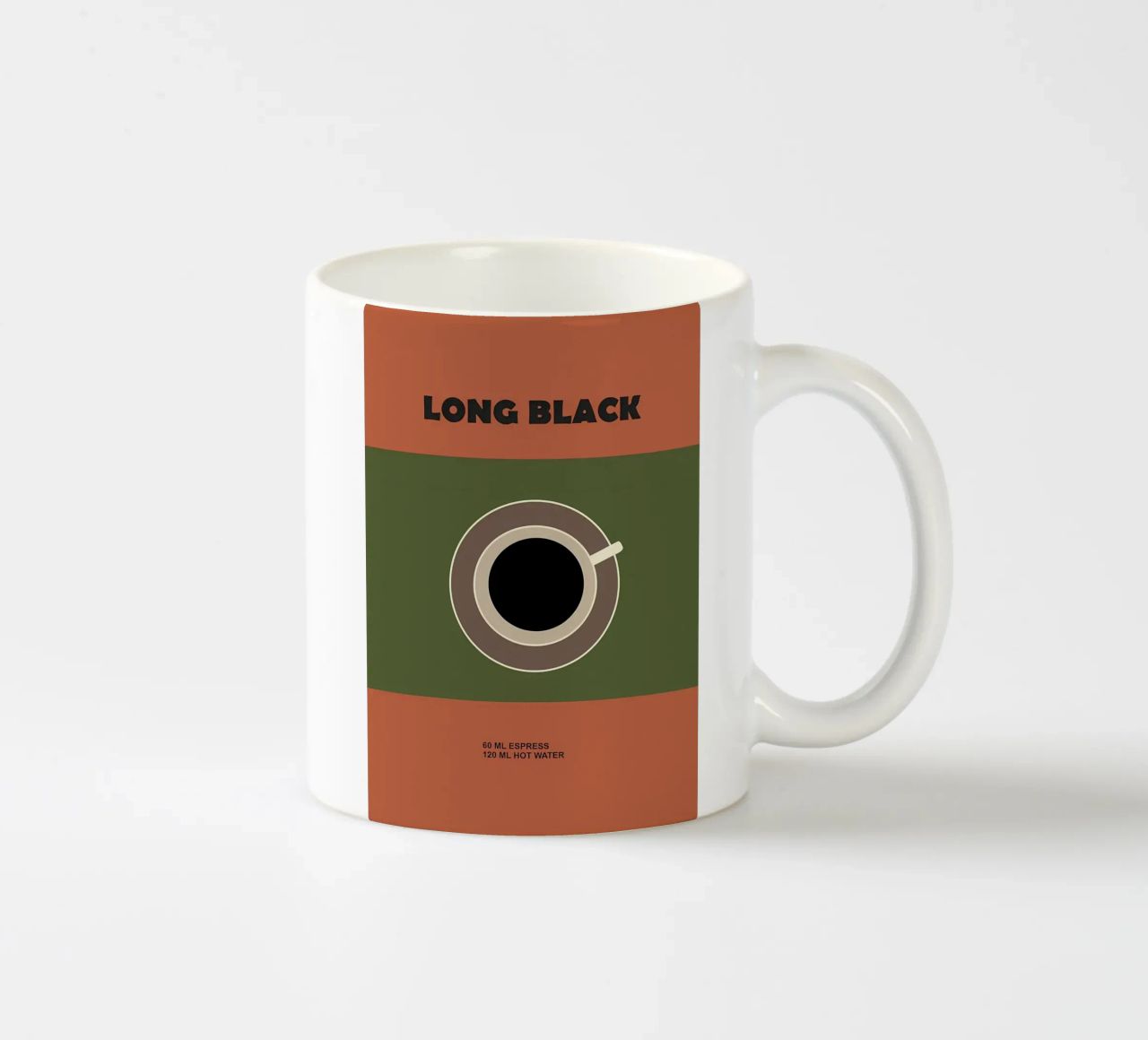 caffè nero tazza in ceramica da Book