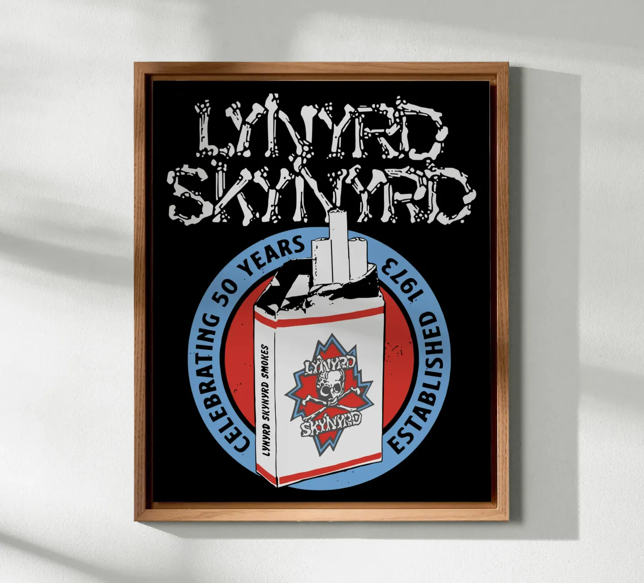 Lynyrd Skynyrd Smokes alluminio dibond da heatherloulin