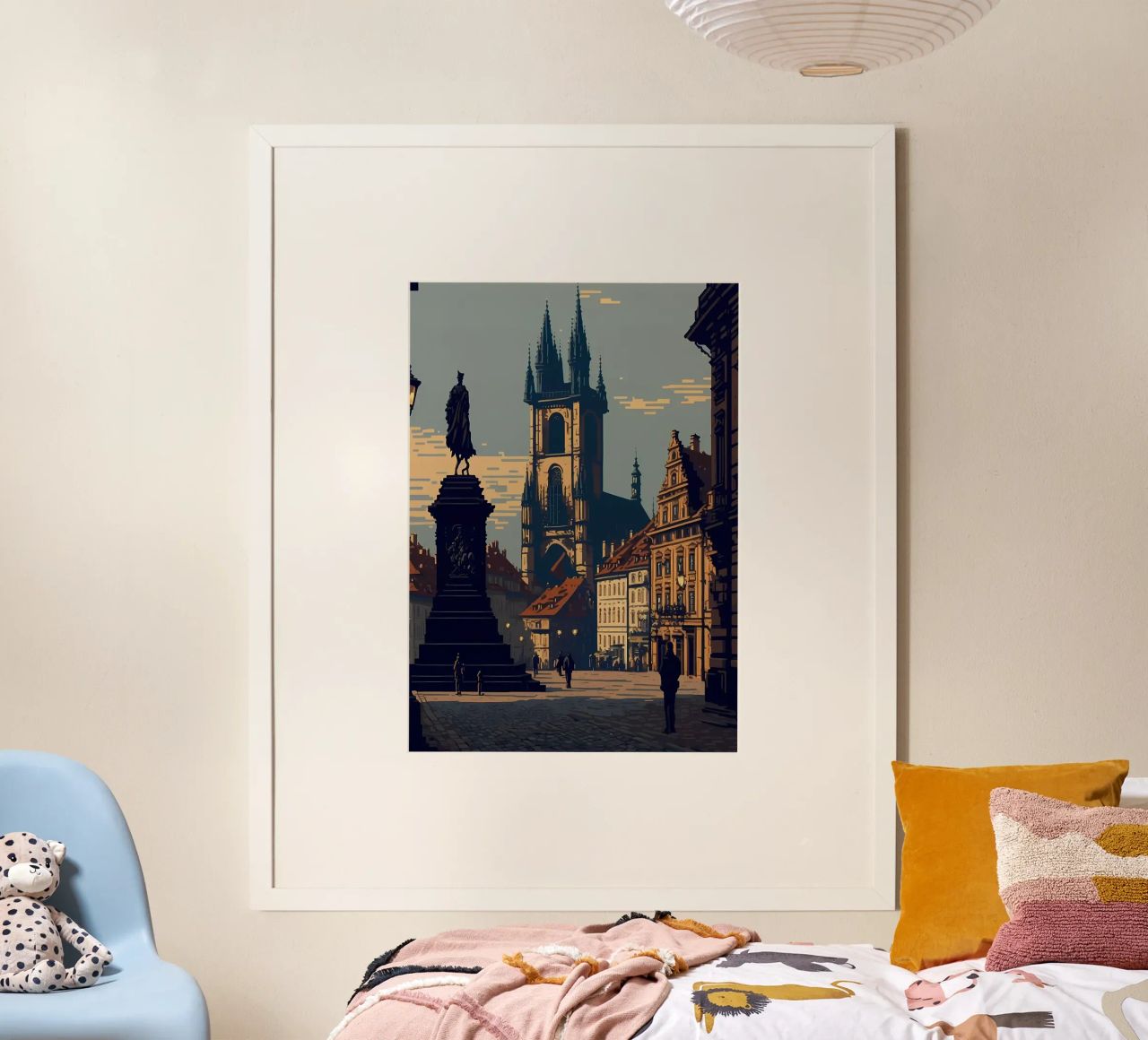 Prague Pixel art poster de Bernotas