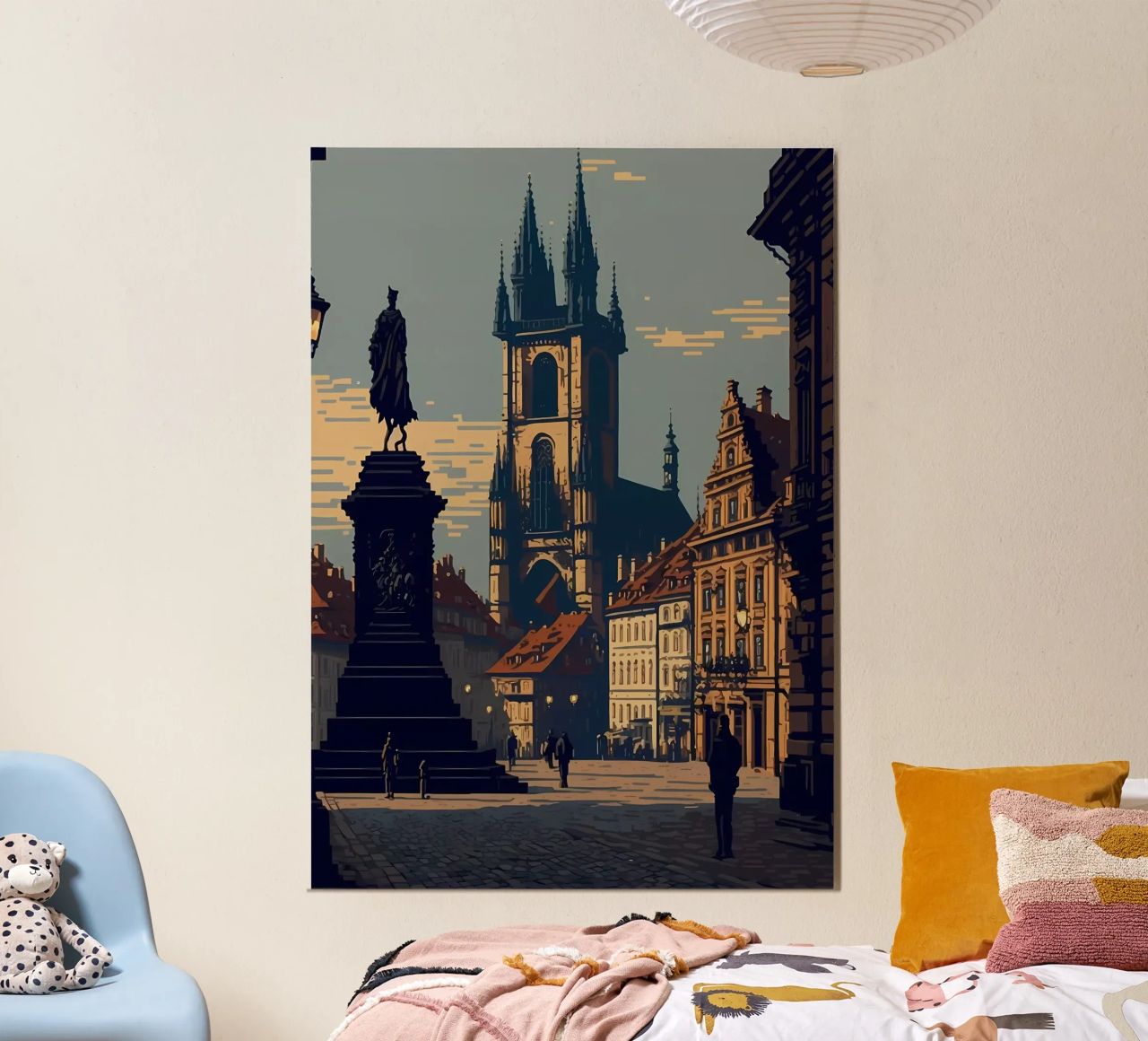 Prague Pixel art poster de Bernotas