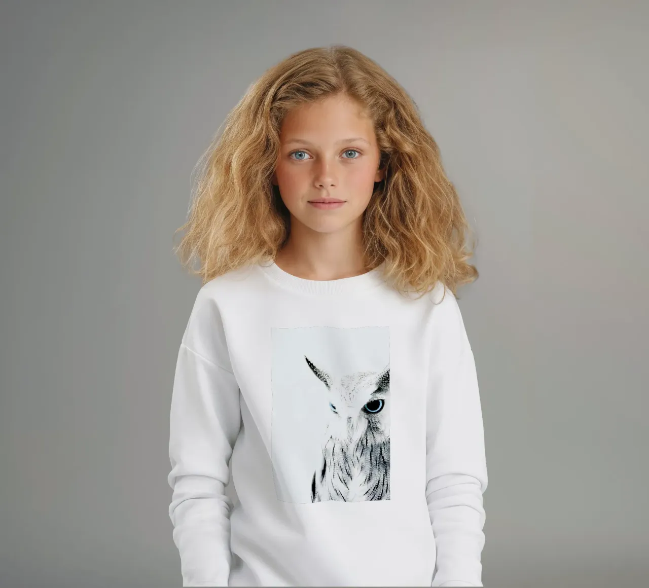 Owl II felpa bambino da Victoria Frost