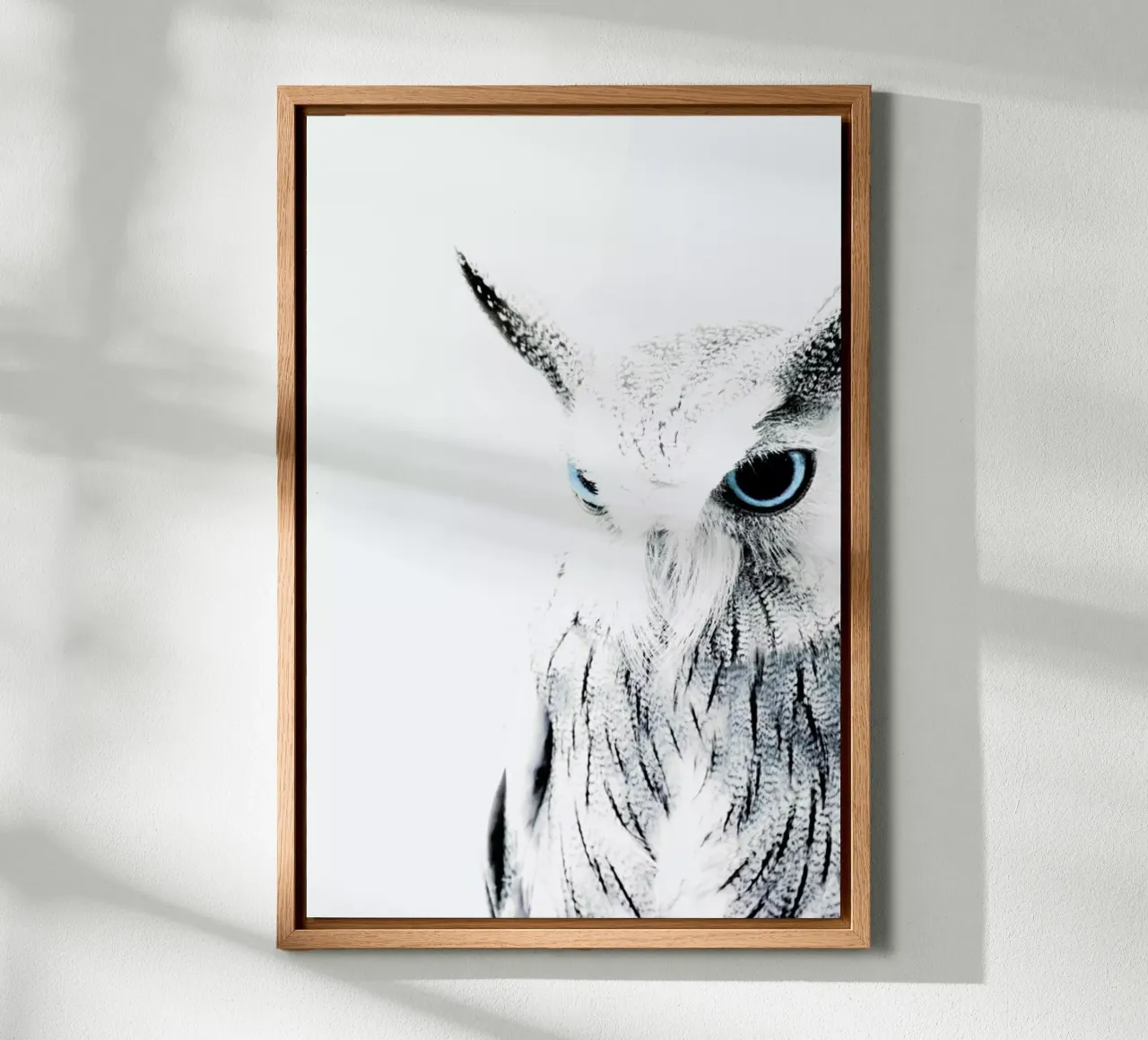 Owl II tela con Cornice a cassetta da Victoria Frost