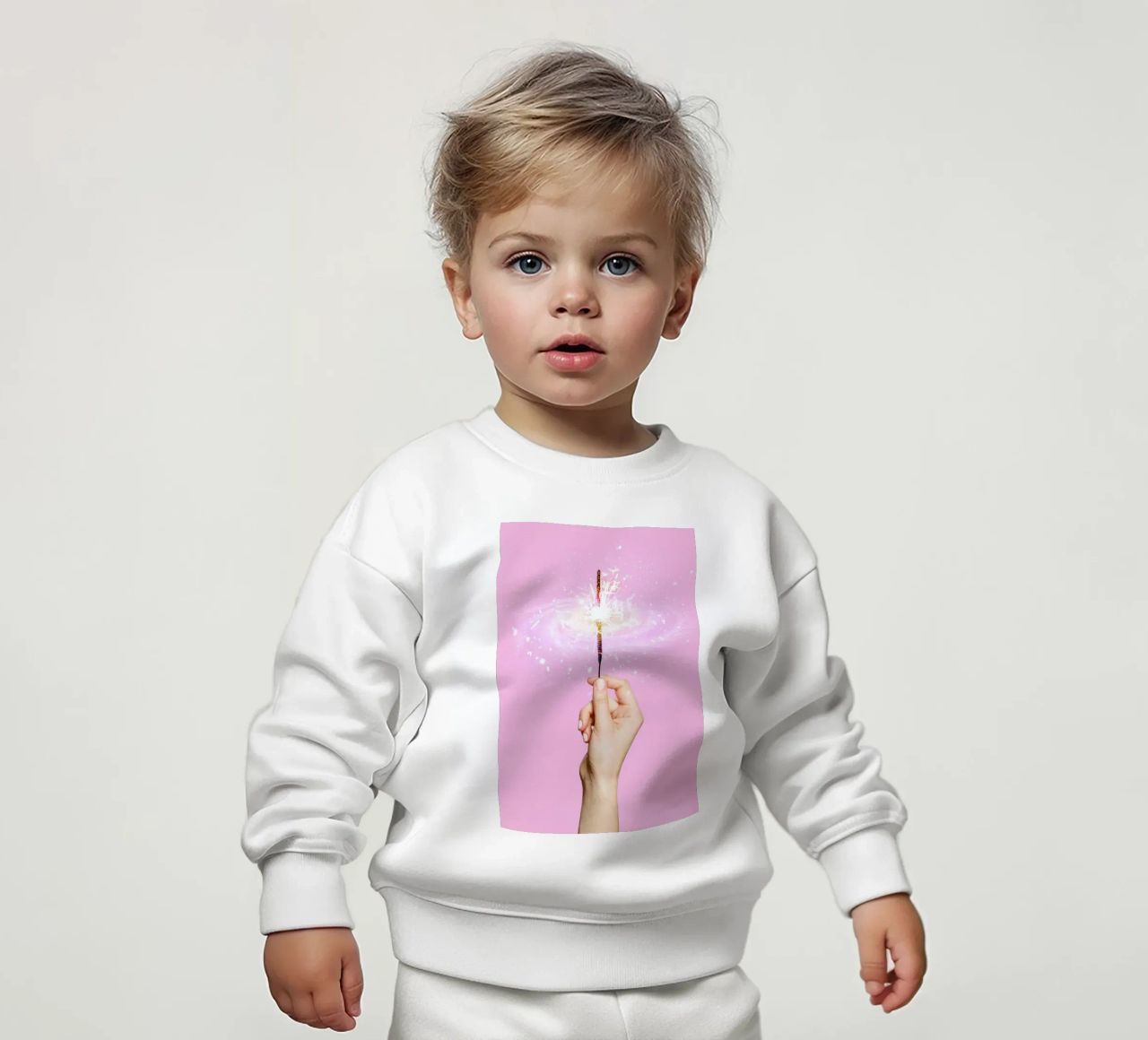 Sparkler Universe felpa neonato da Paul Fuentes Design