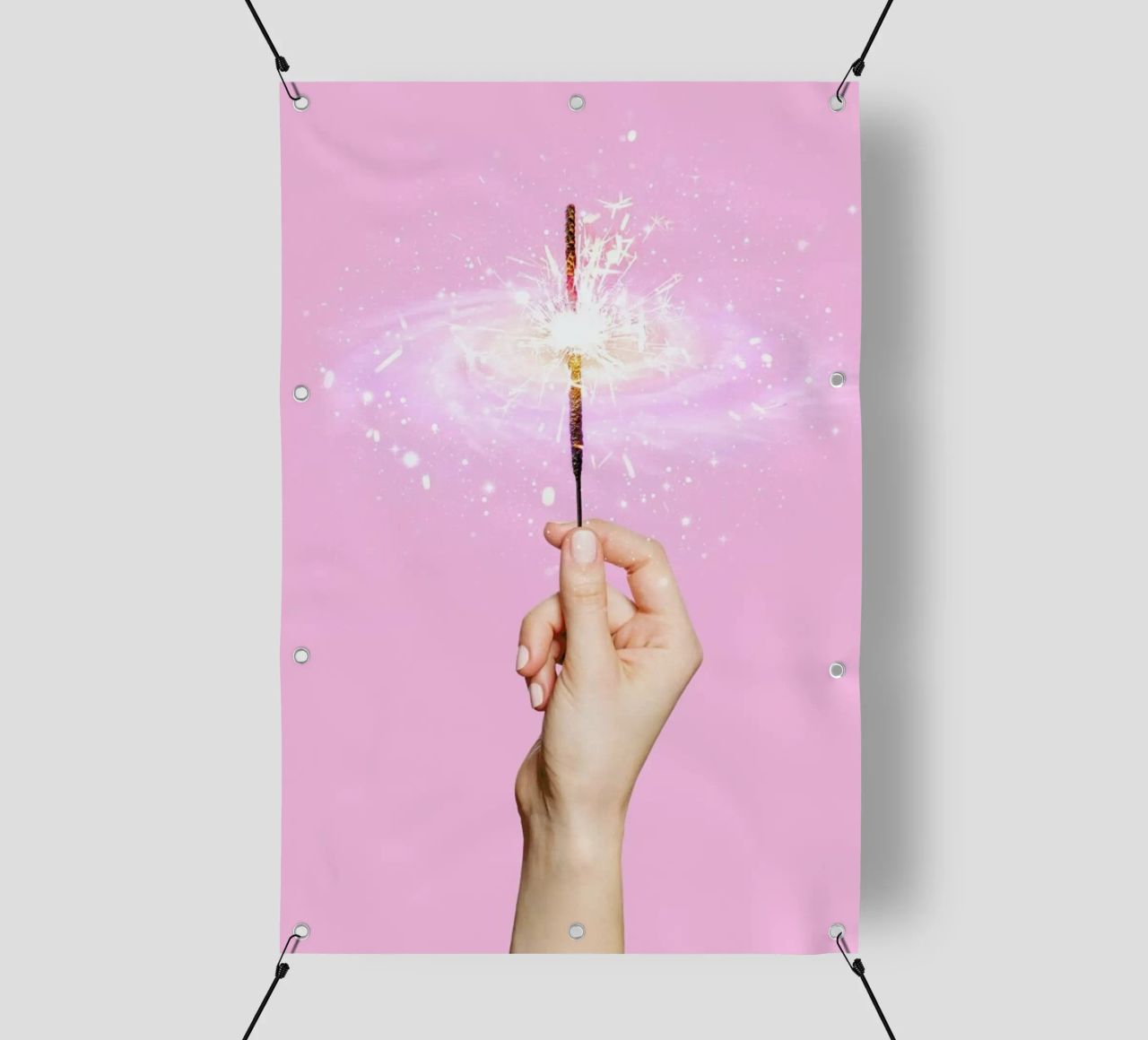 Sparkler Universe telo in pvc da Paul Fuentes Design