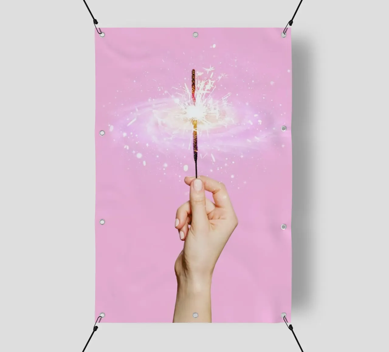 Sparkler Universe telo in pvc da Paul Fuentes Design