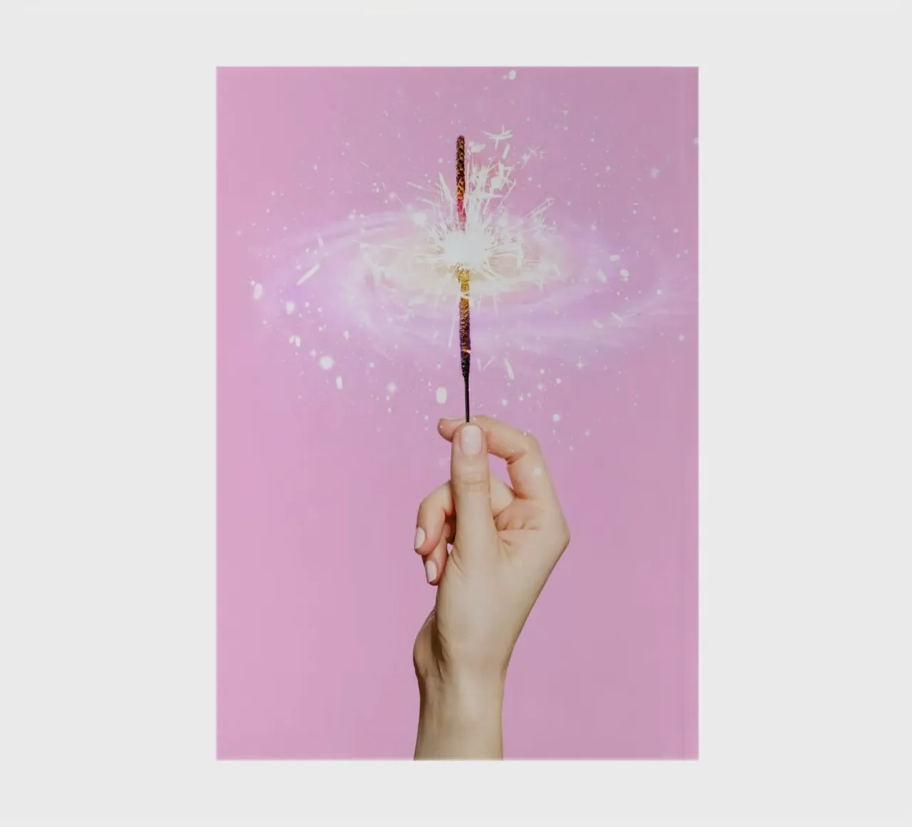 Sparkler Universe notebook by Paul Fuentes Design