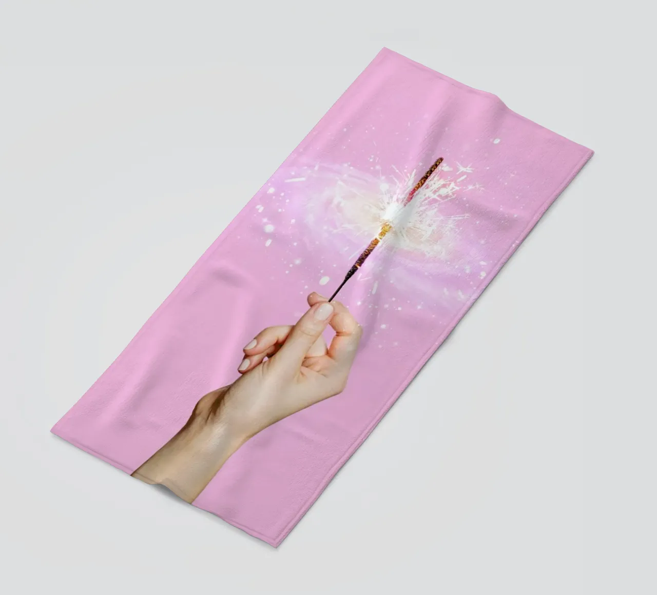 Sparkler Universe toalla de playa de Paul Fuentes Design