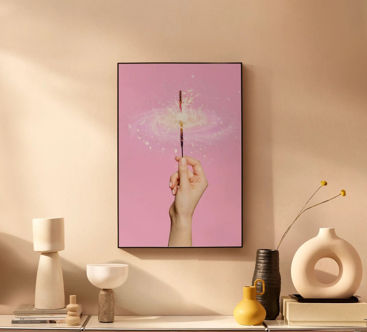 Sparkler Universe plexiglass da Paul Fuentes Design