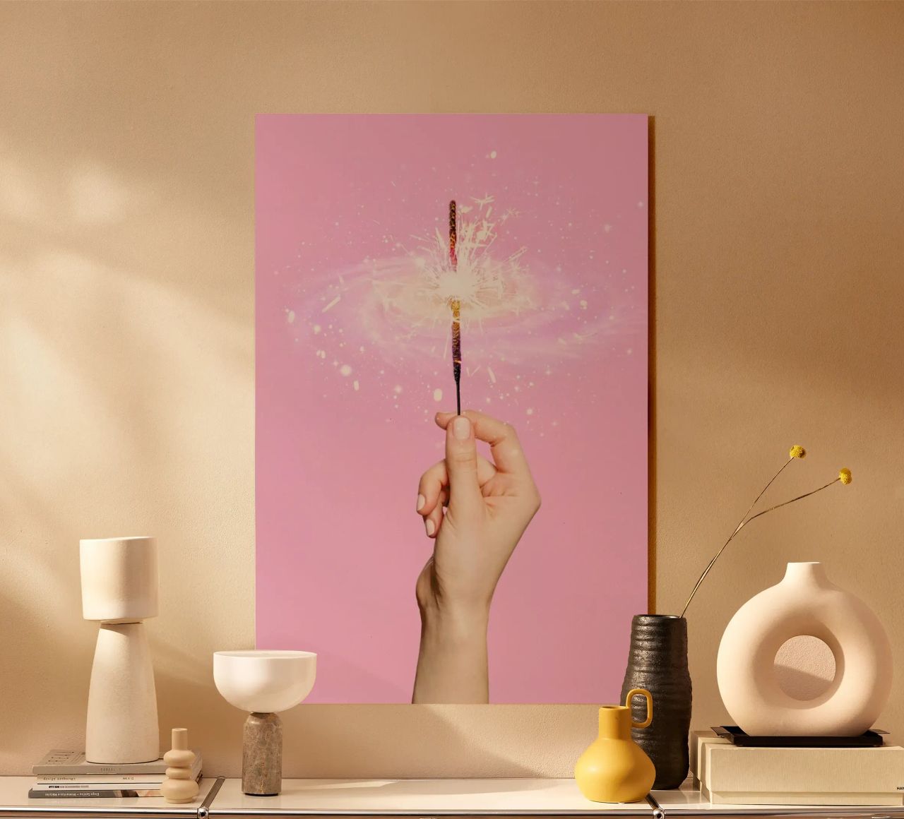 Sparkler Universe plexiglass da Paul Fuentes Design