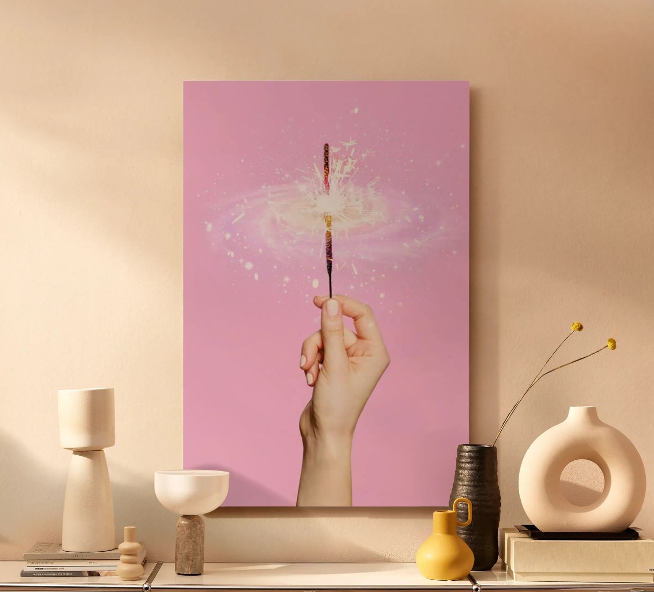 Sparkler Universe alluminio dibond da Paul Fuentes Design