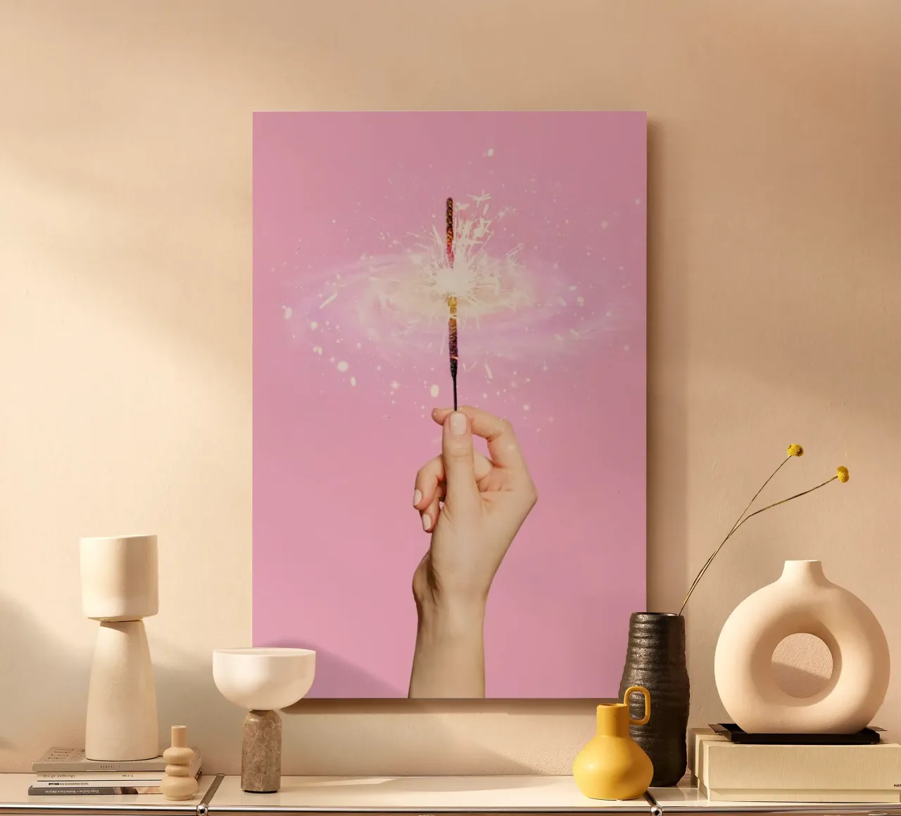 Sparkler Universe alluminio dibond da Paul Fuentes Design