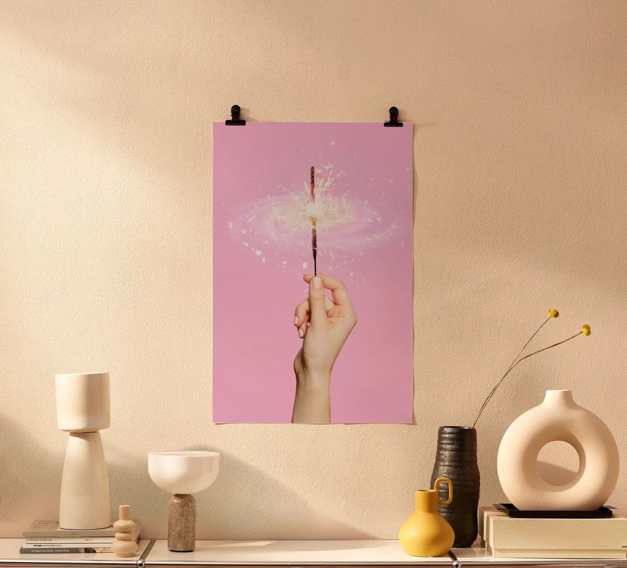 Sparkler Universe poster da Paul Fuentes Design