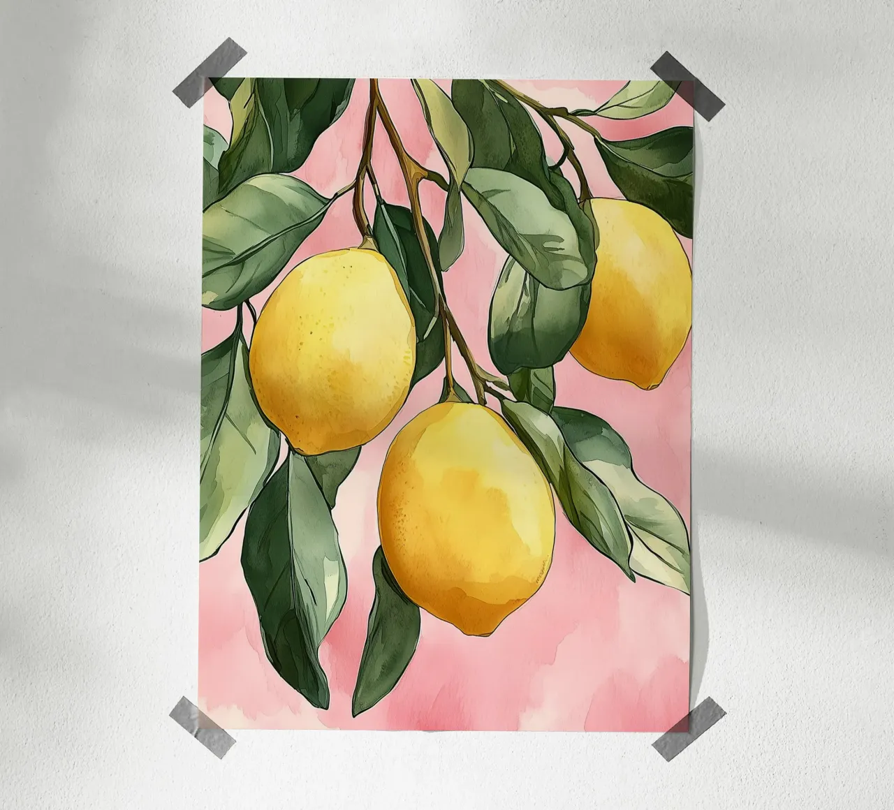 Limoni in acquerello carta hahnemühle da Spice & Style