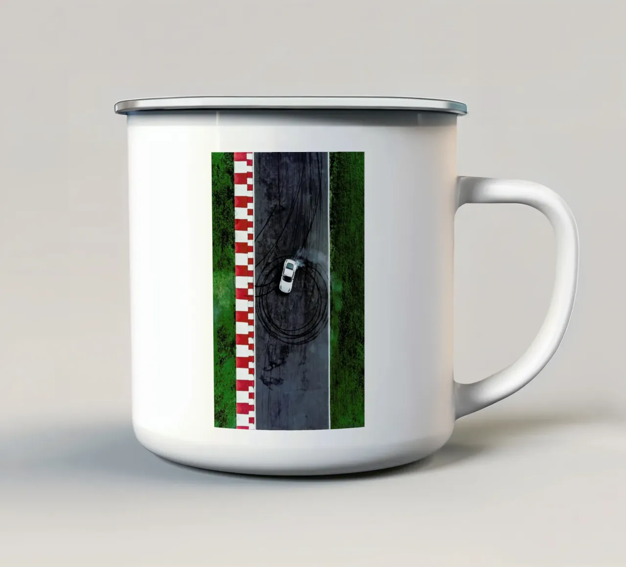 Donut tazza in smalto da ROBERTO H