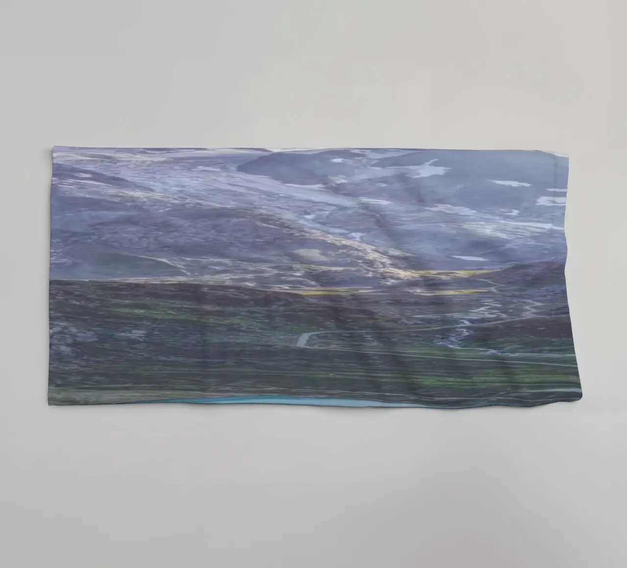 Heart Lake towel by Nur Mut