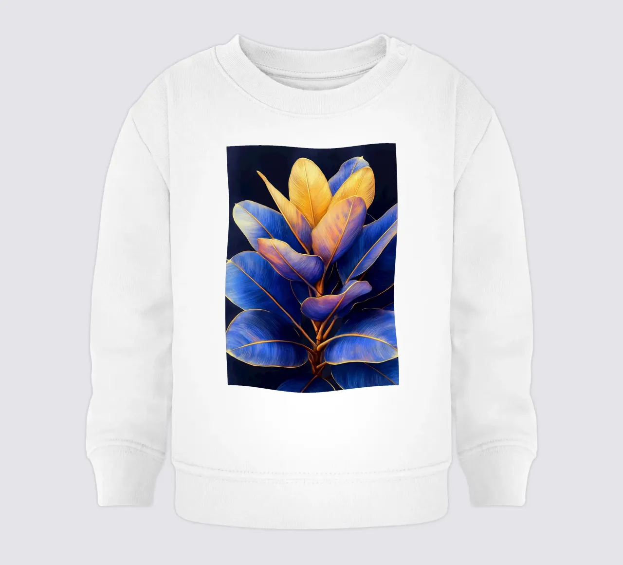 Hojas de colores sudadera de bebé de Justyna Jaszke JBJart