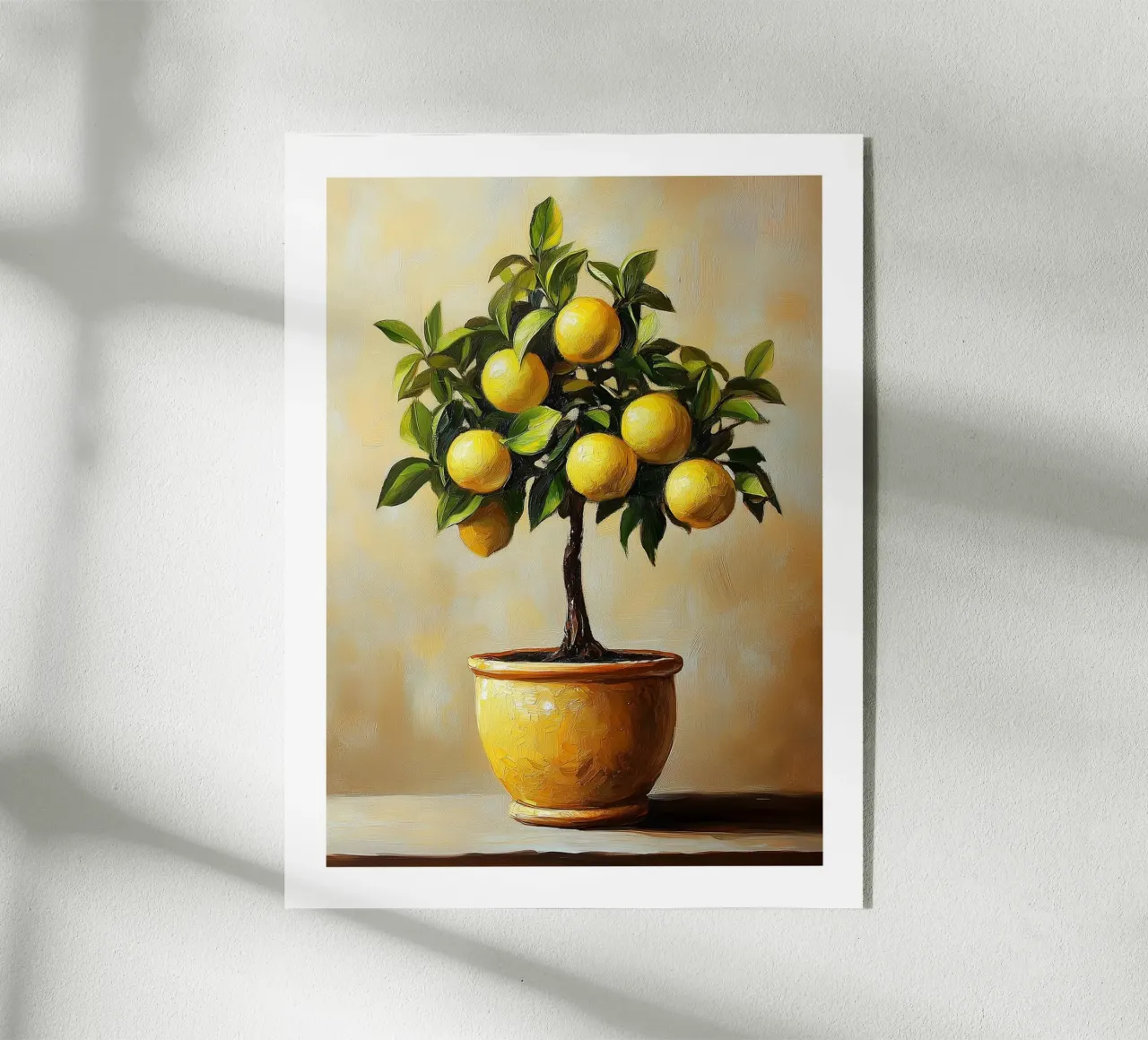 Albero di limone in vaso plexiglass da Spice & Style