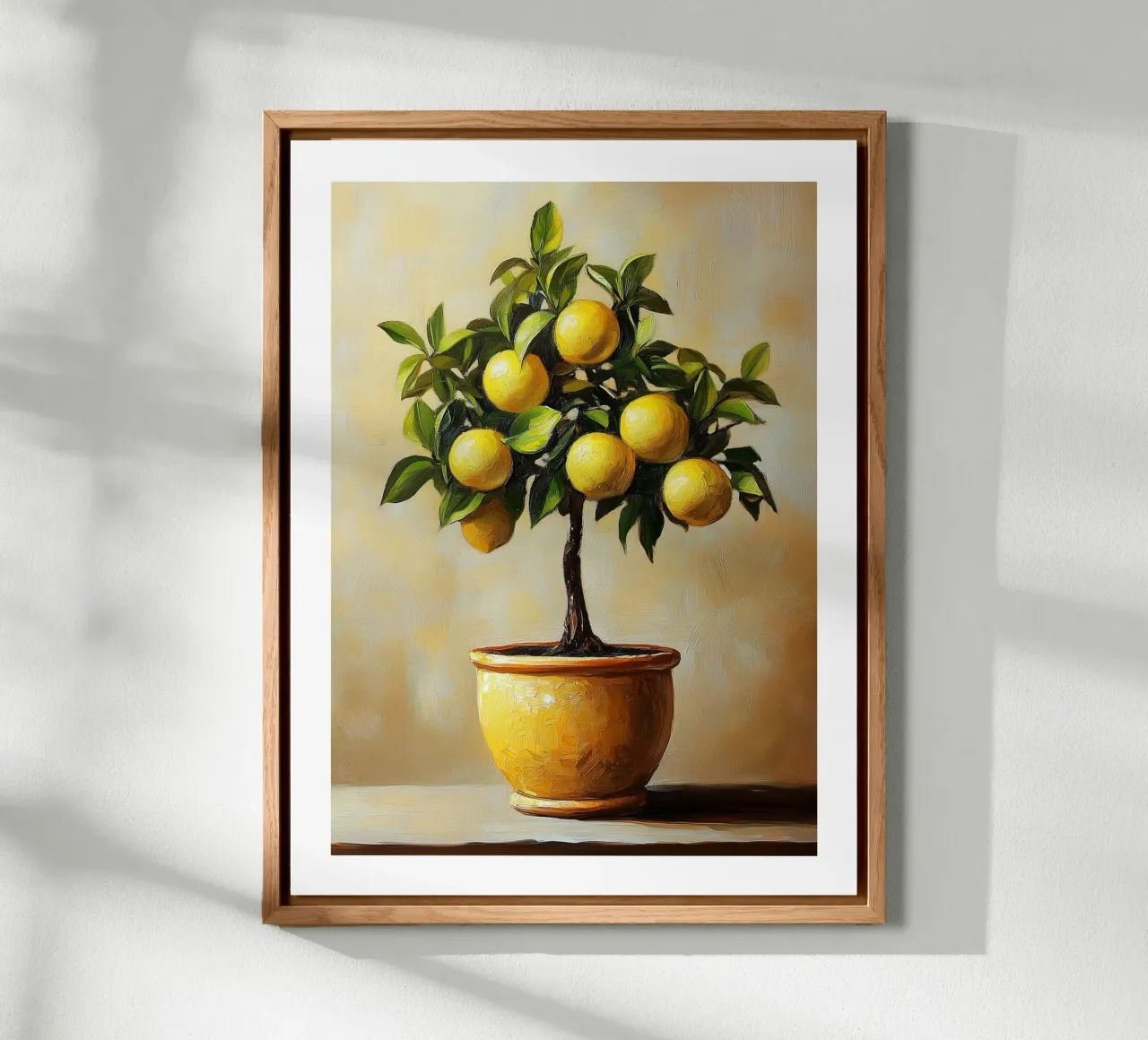 Albero di limone in vaso alluminio dibond da Spice & Style