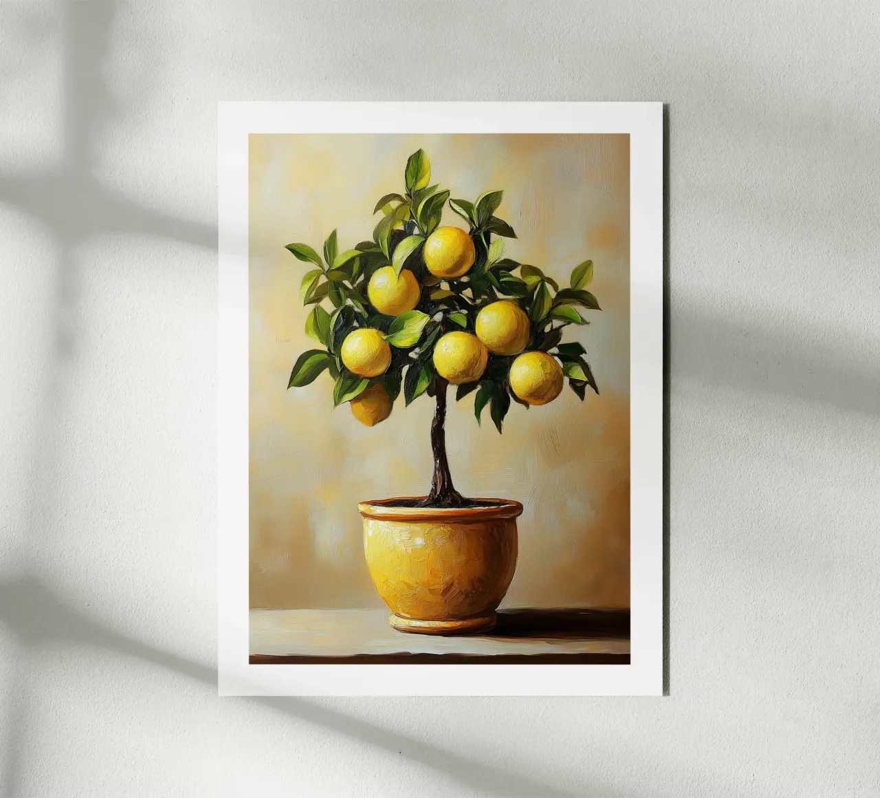 Albero di limone in vaso alluminio dibond da Spice & Style