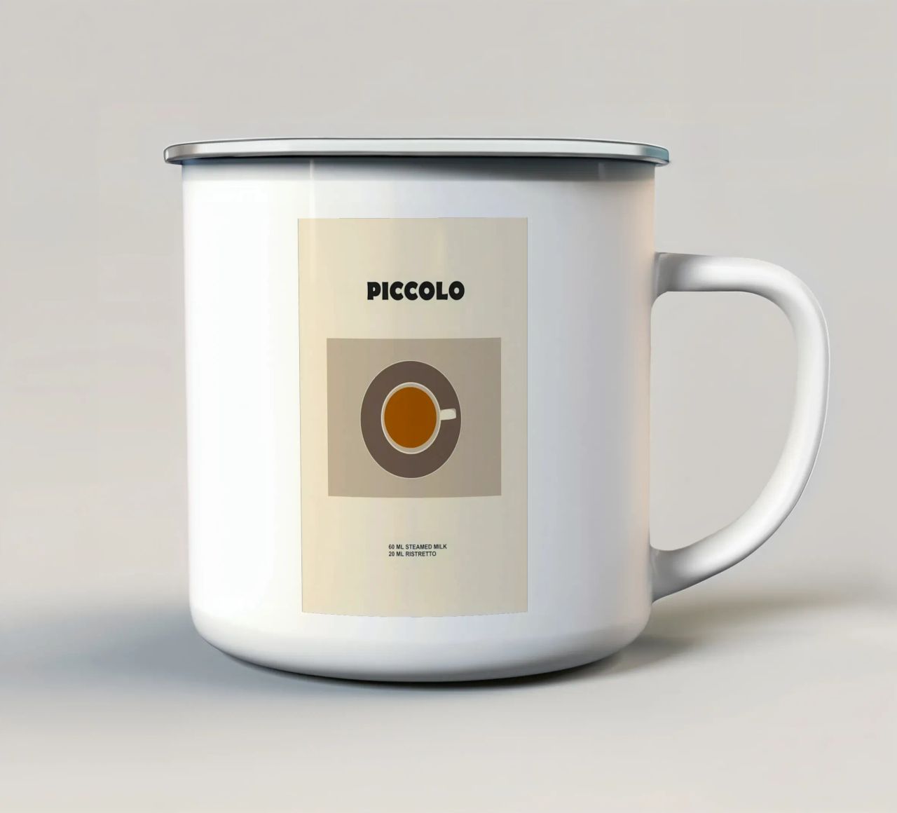 piccolo tazza in smalto da Book