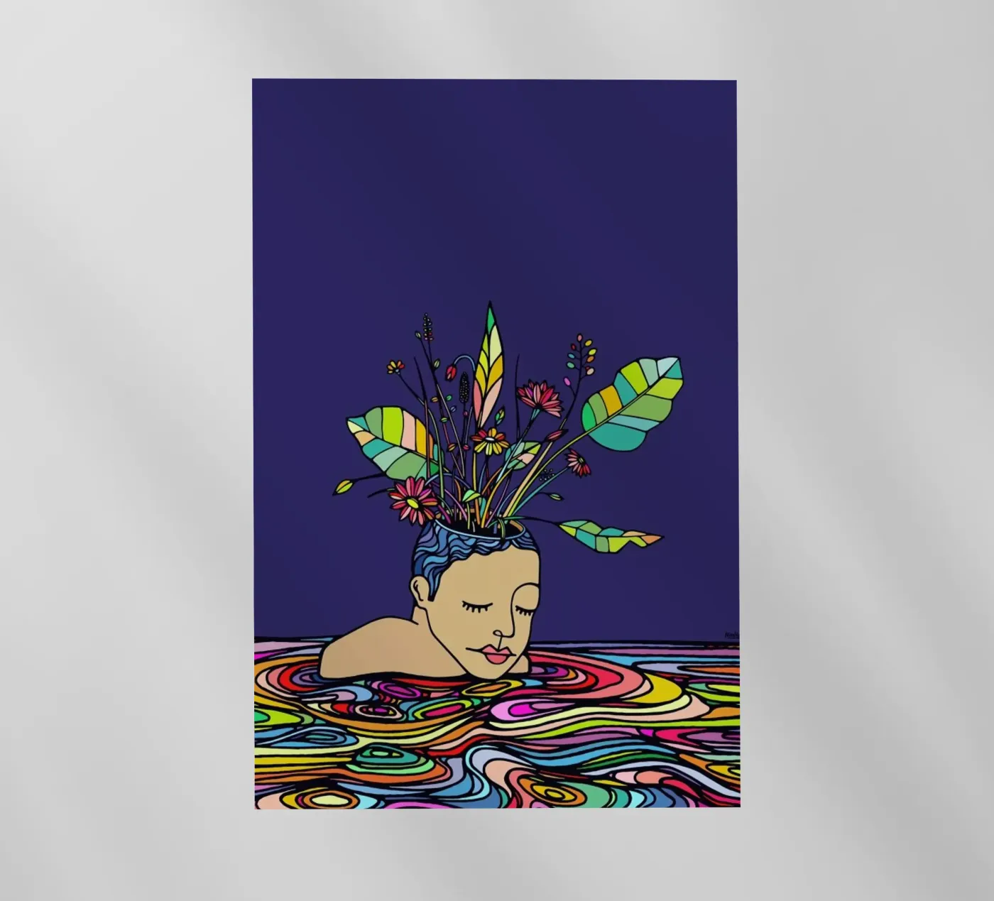 Spring Head Backlit Folie von Ninhol