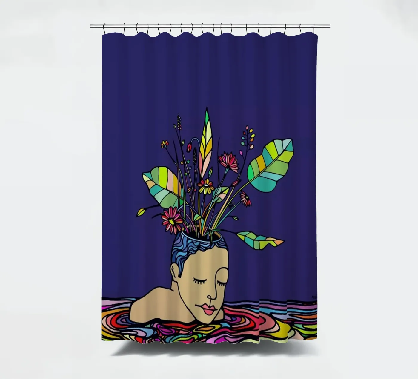 Spring Head Duschvorhang von Ninhol