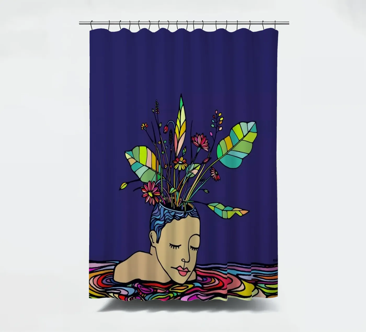 Spring Head Duschvorhang von Ninhol