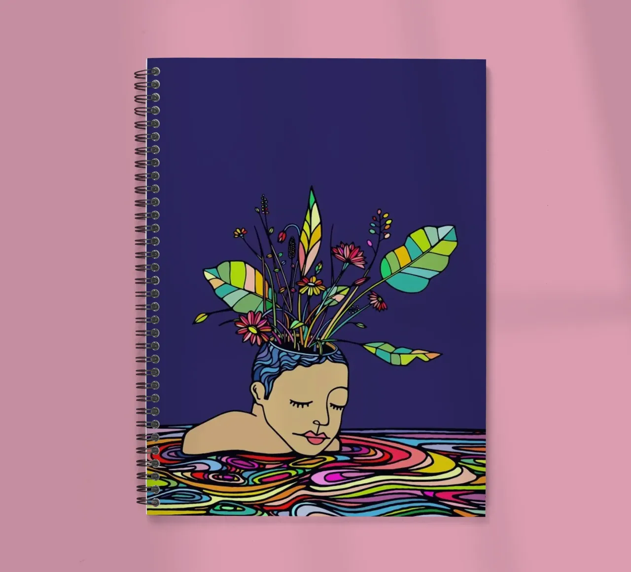 Spring Head spiral notebook by Ninhol