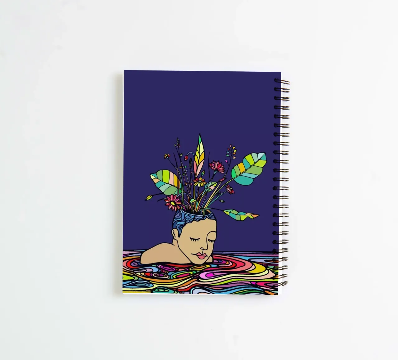 Spring Head spiral notebook by Ninhol