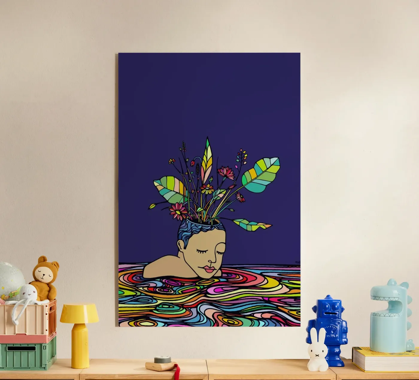 Spring Head Acryl-Glas von Ninhol