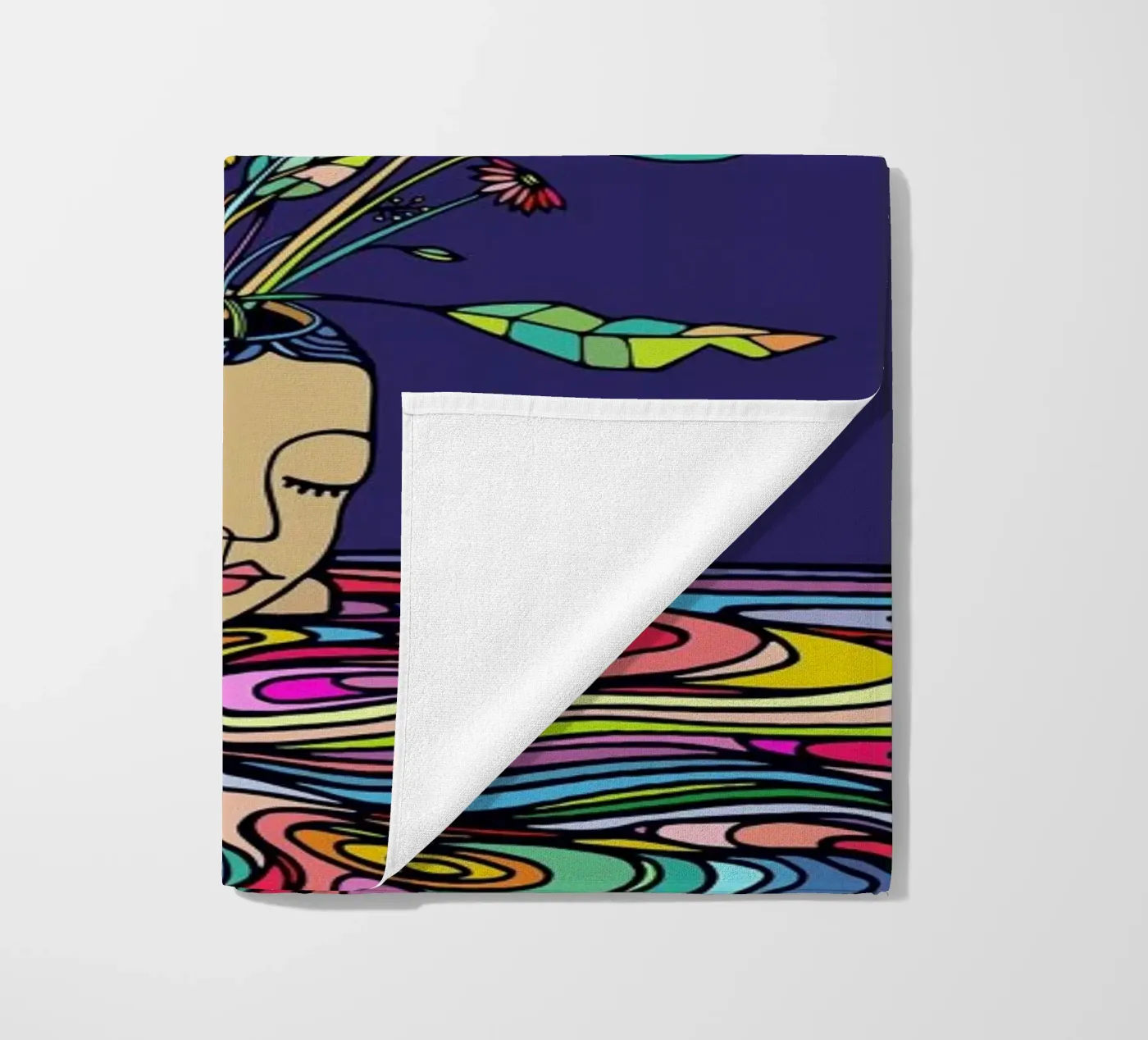 Spring Head beach towel by Ninhol