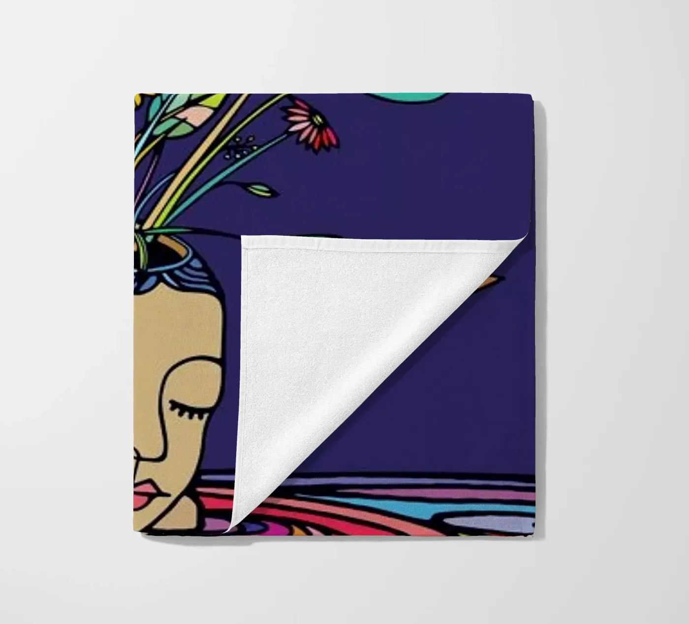 Spring Head beach towel by Ninhol