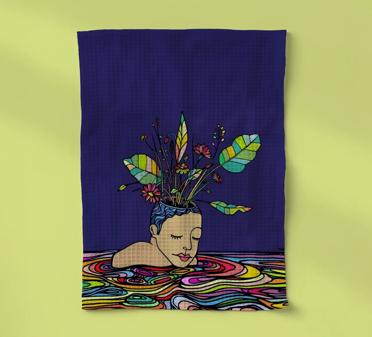 Spring Head canovaccio da cucina da Ninhol