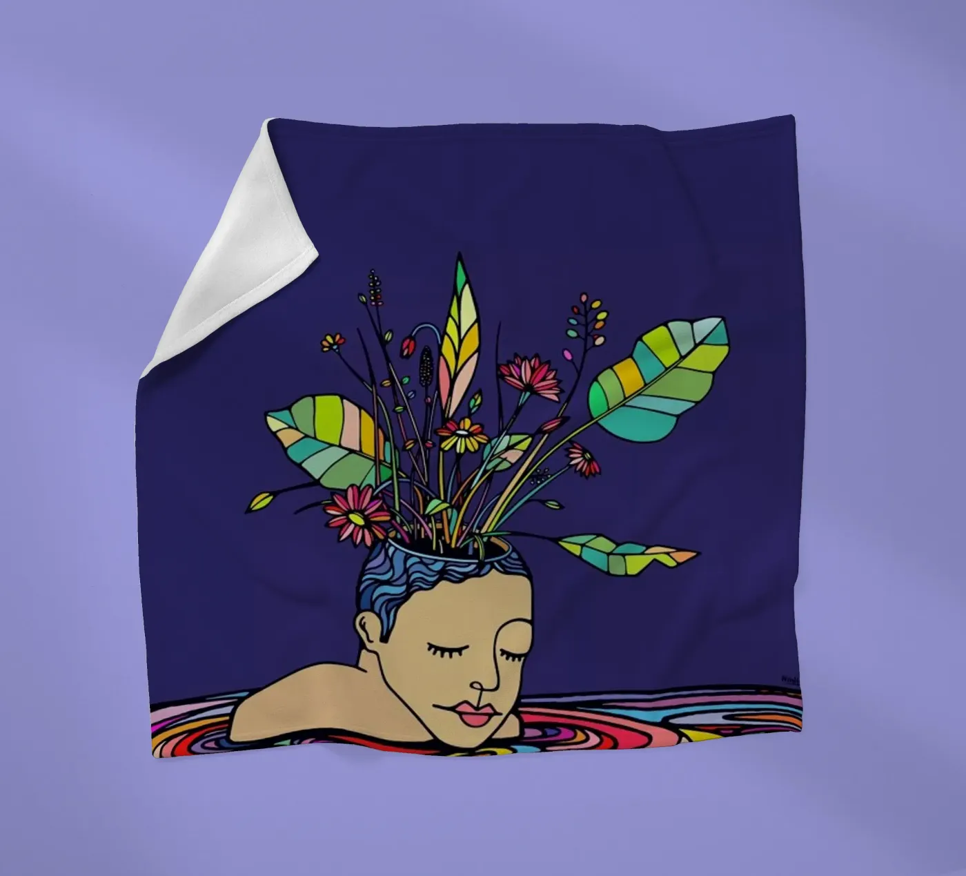 Spring Head Fleecedecke von Ninhol