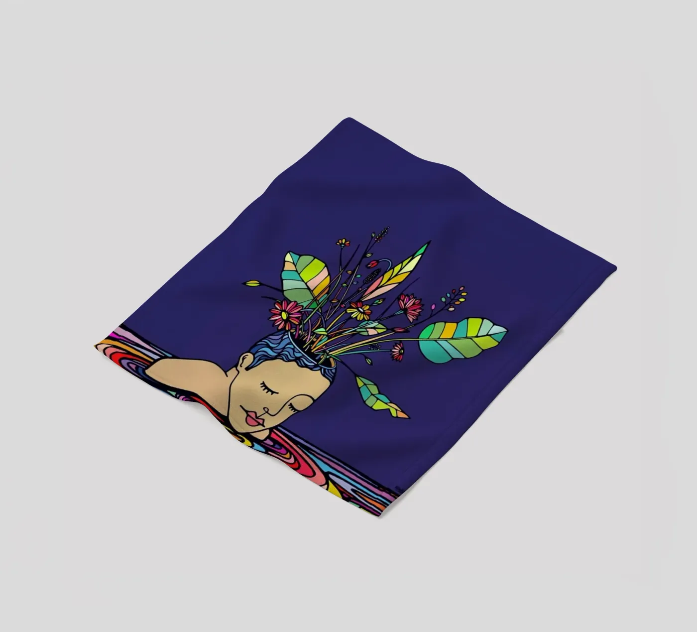 Spring Head Fleecedecke von Ninhol