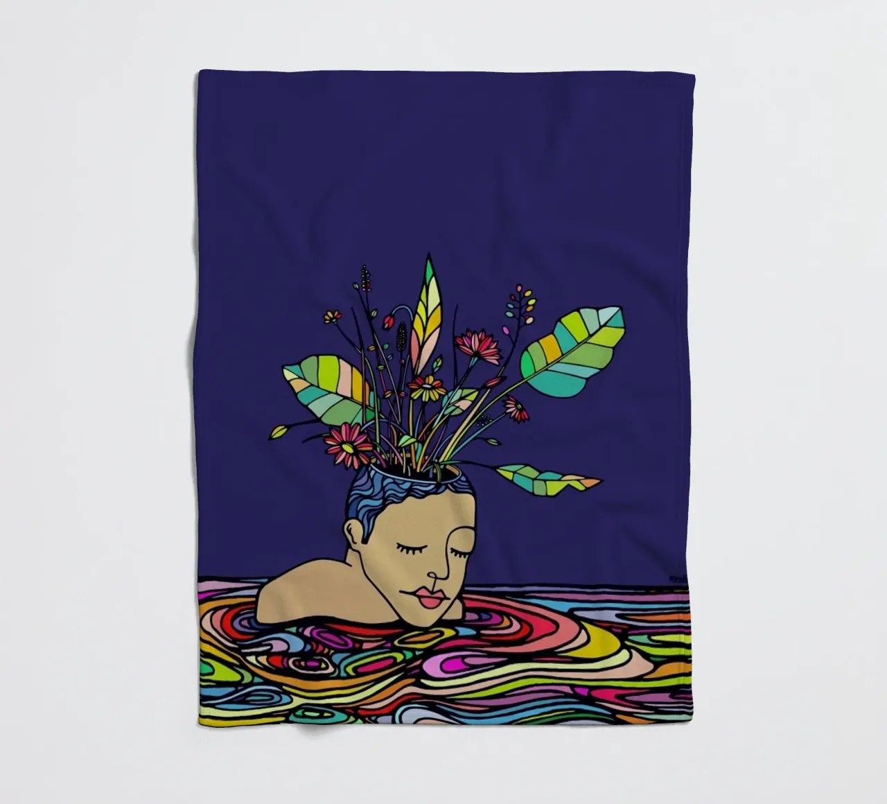 Spring Head fleecedeken van Ninhol