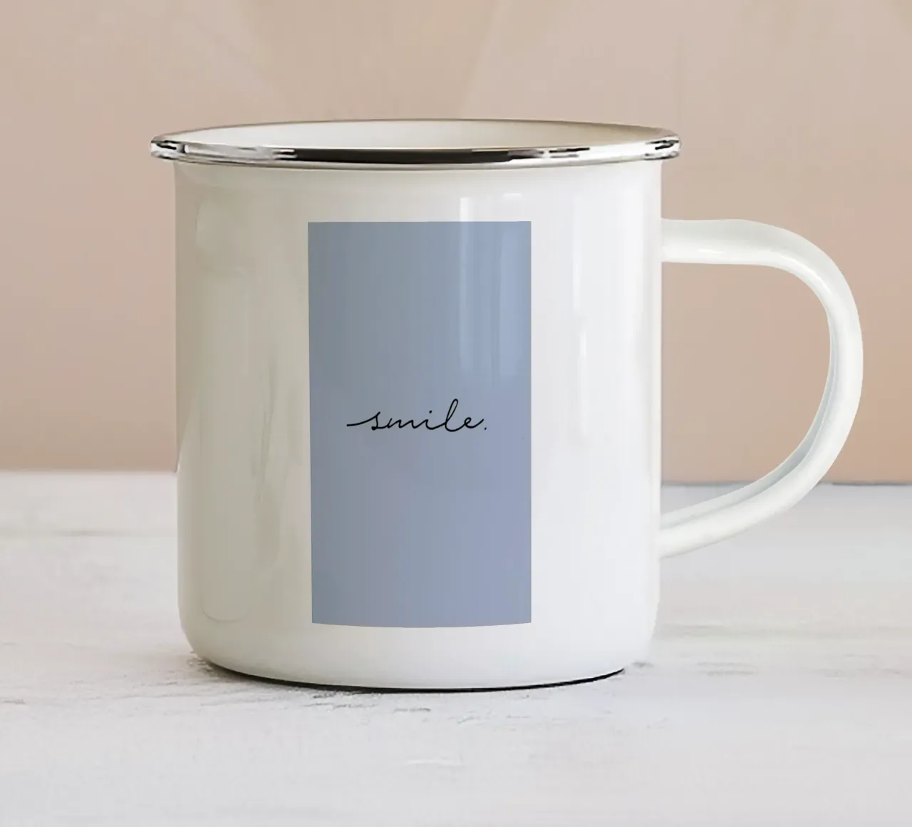 Smile tazza in smalto da Studio One