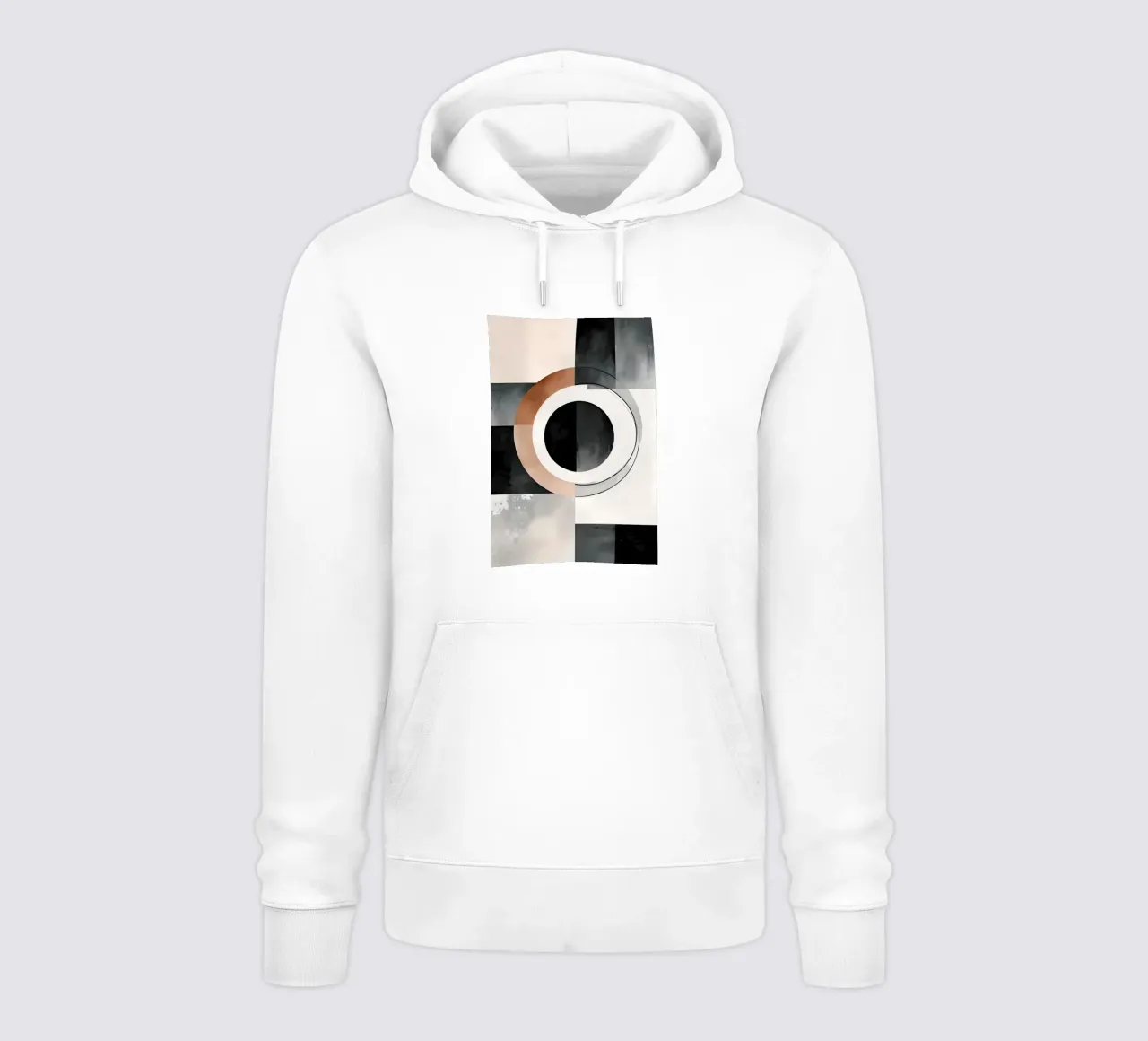 Minimalismo geometrico felpa con cappuccio da Minimalism