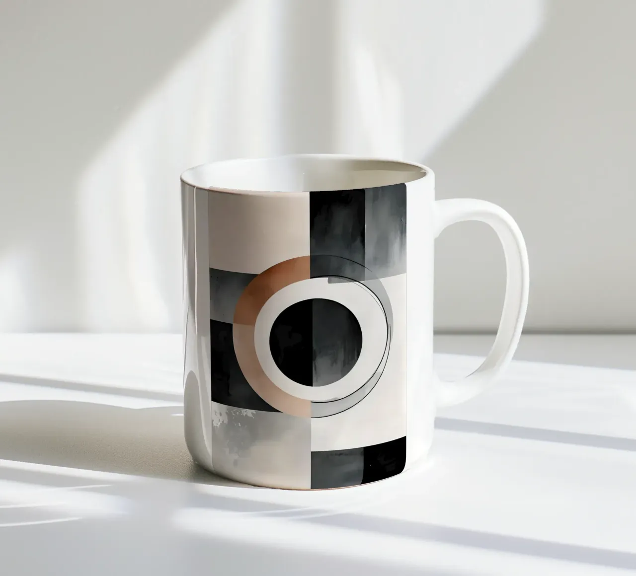 Minimalismo geometrico tazza in ceramica da Minimalism