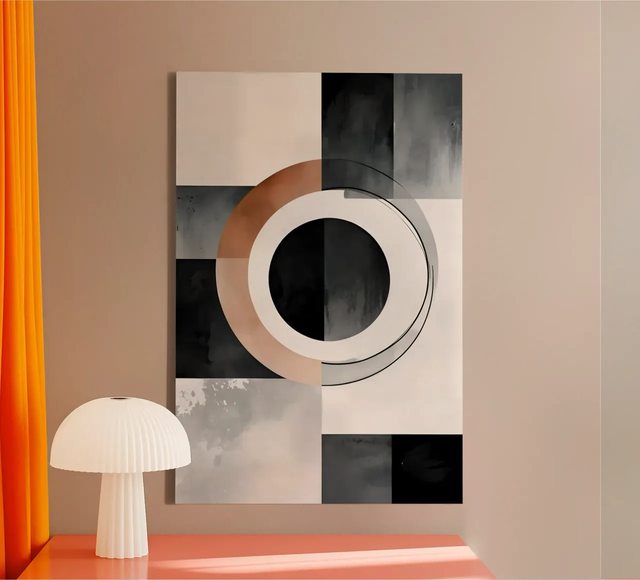 Geometric minimalism canvas by Minimalism