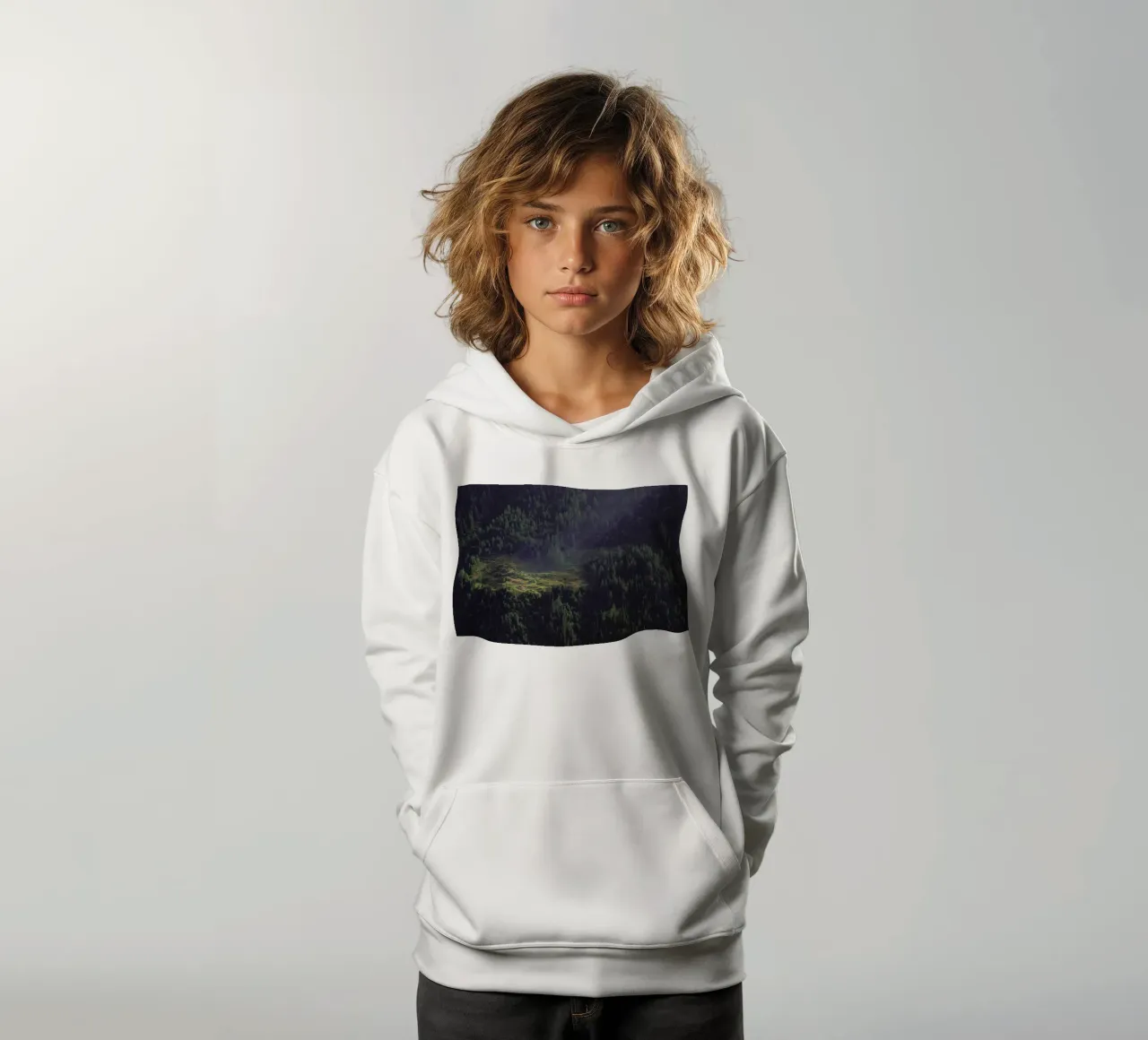 Touched by Light felpa bambino con cappuccio da Nur Mut