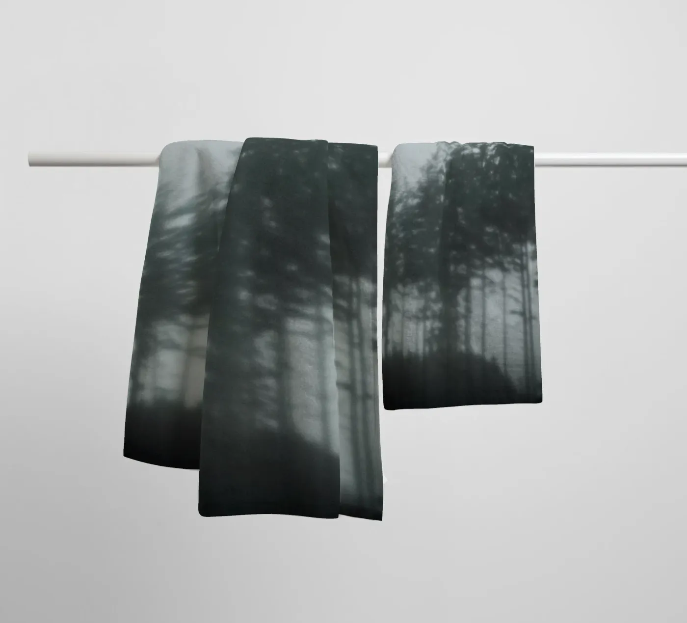 Pine Trees badhanddoek van Klaus with K