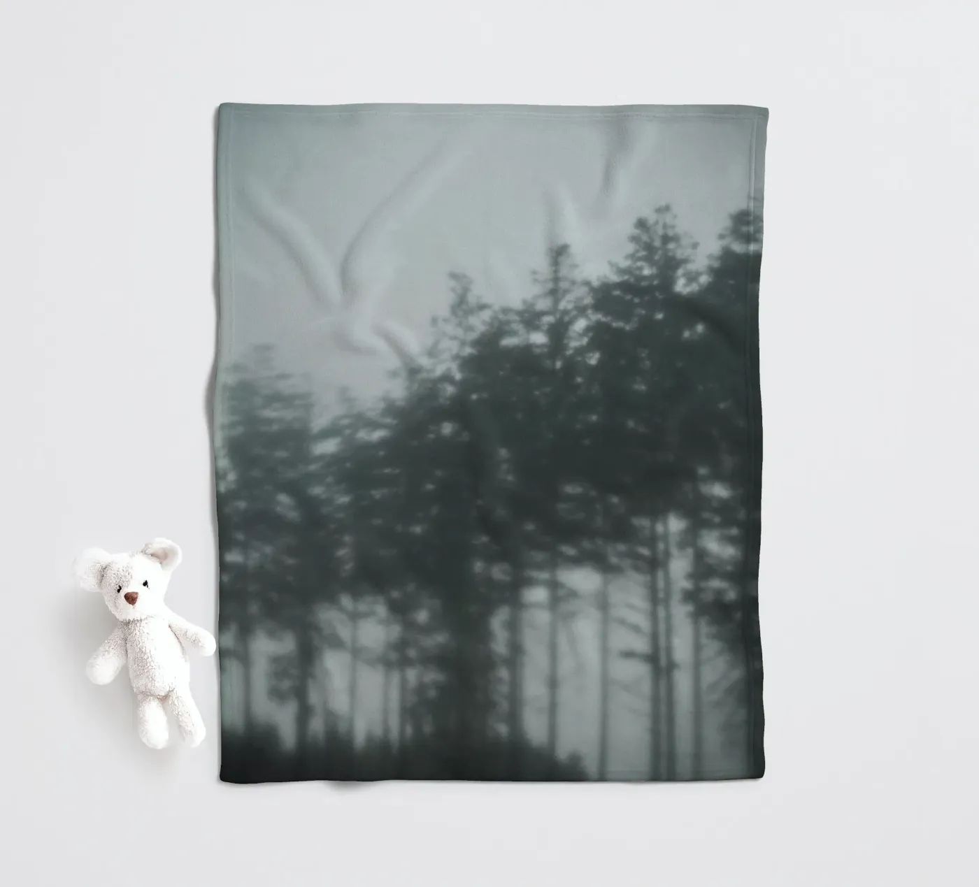 Pine Trees fleecedeken van Klaus with K