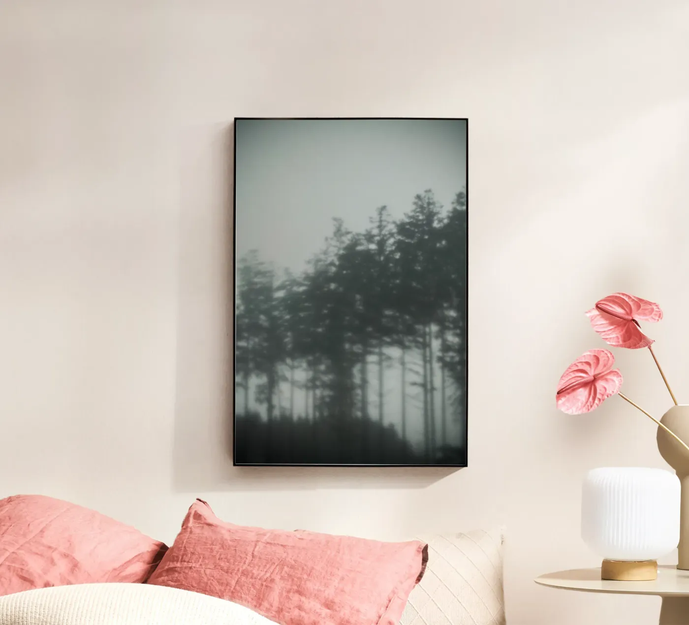 Pine Trees acryl van Klaus with K