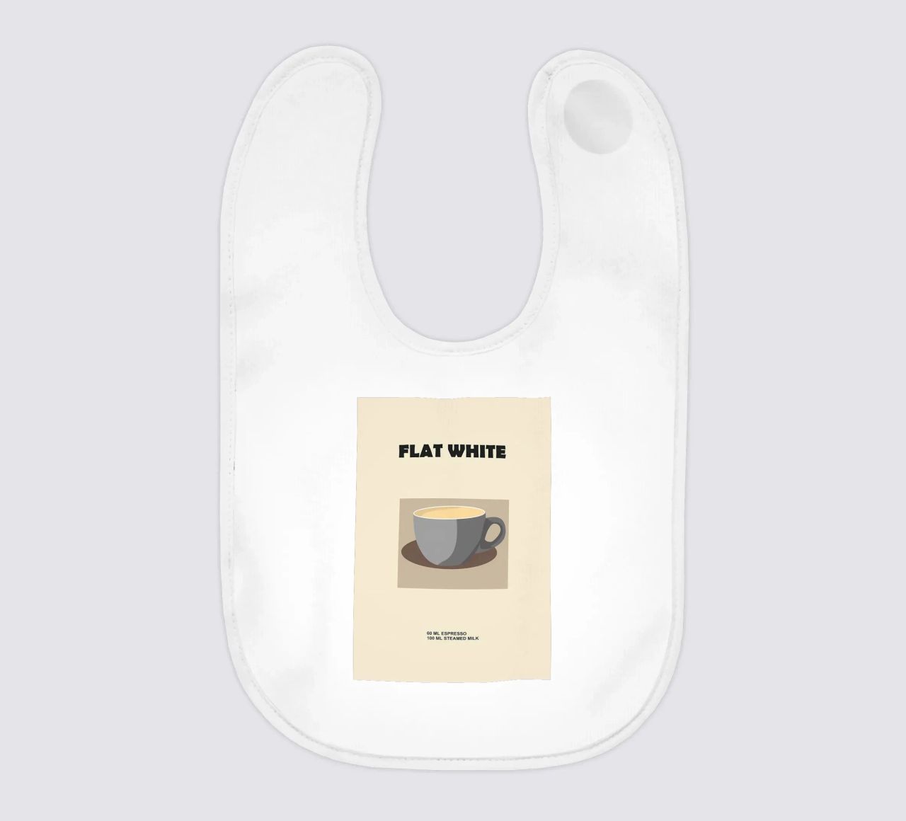 caffè bianco piatto bavaglino da Book