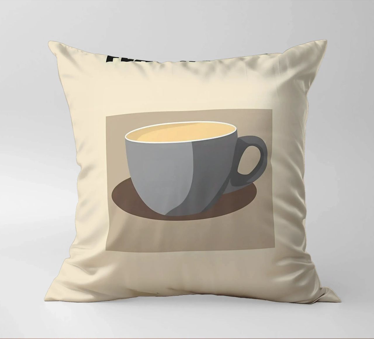 caffè bianco piatto cuscino da Book