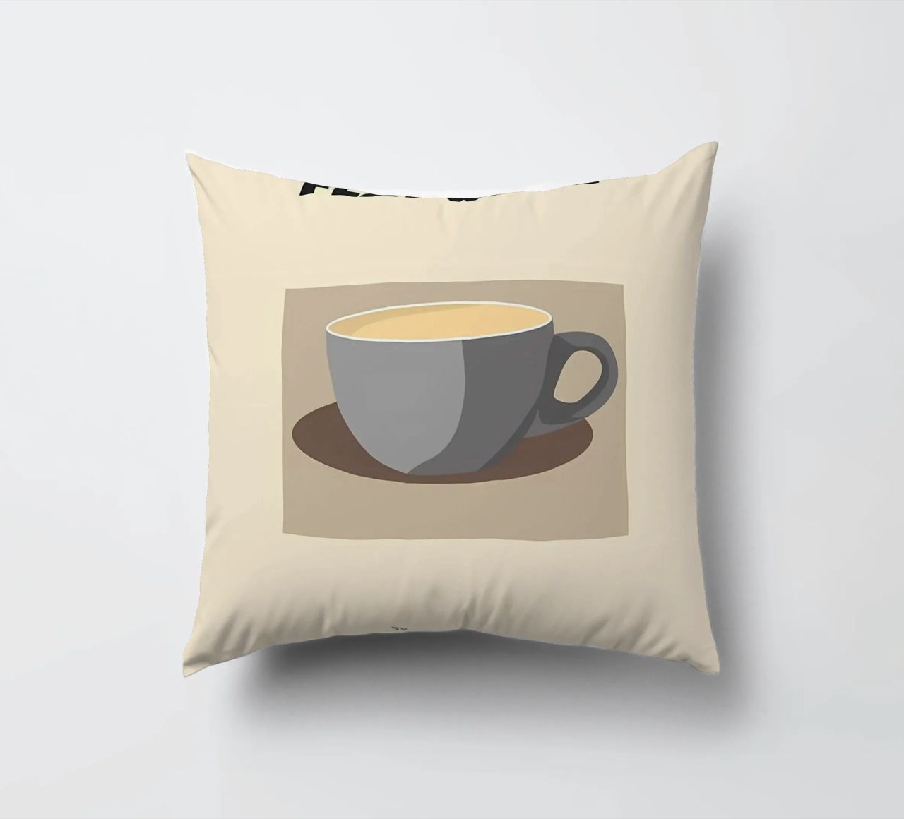 caffè bianco piatto cuscino da Book